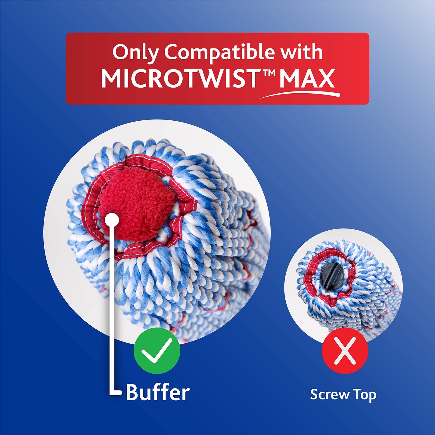 O-Cedar MicroTwist MAX Microfiber Mop with Refill