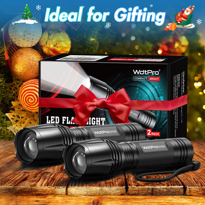 WdtPro LED Flashlight High Lumens SR2000 Pro
