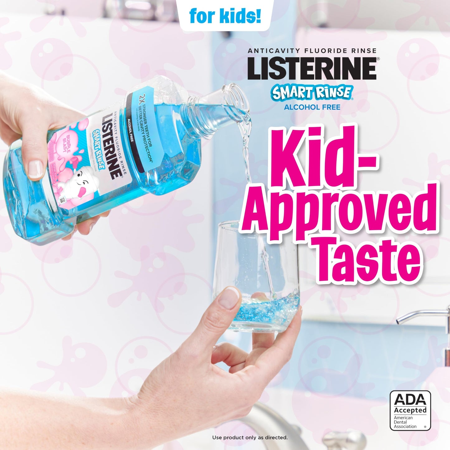 Kids Alcohol-Free Fluoride Mouthwash - Bubblegum, 3 Pack