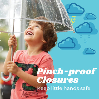 totes Kids Clear Bubble Umbrella for Rain
