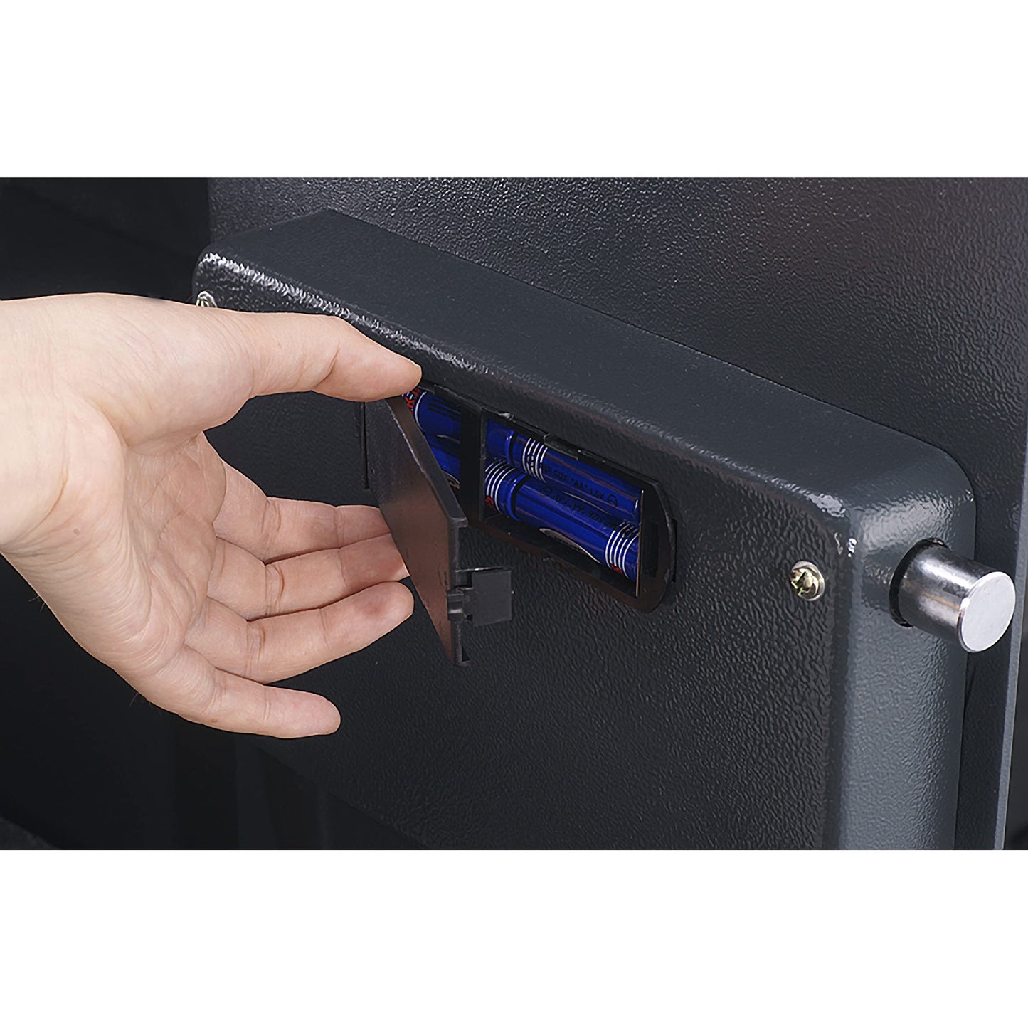 Compact Steel Safe Box for Money and Jewelry