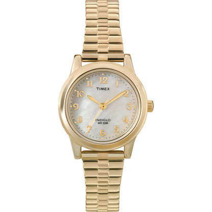 Timex Gold-Tone Stainless Steel Expansion Band Watch