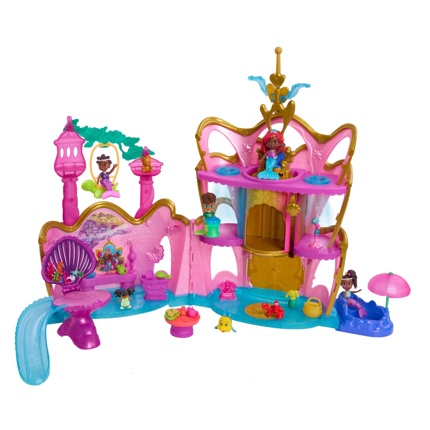 Disney Junior Ariel Atlantica Palace Playset with Figures