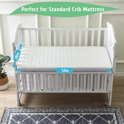2 Pack Waterproof Crib Mattress Protectors