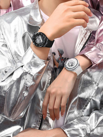 BUREI Waterproof Silicone Quartz Casual Watch