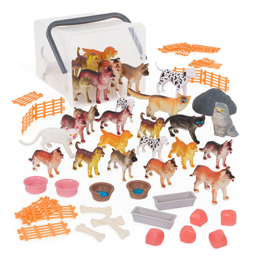 60Pc Terra by Battat Dog & Cat Toy Set
