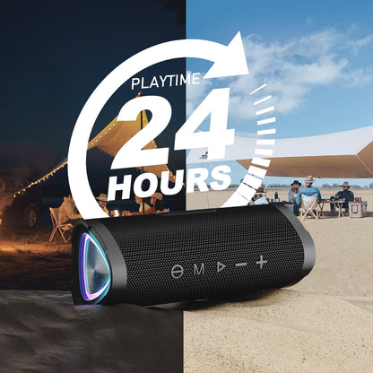 Vanzon Portable Bluetooth Speaker with 24H Playtime