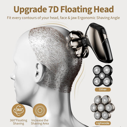5 in 1 Waterproof Electric Razor Grooming Kit
