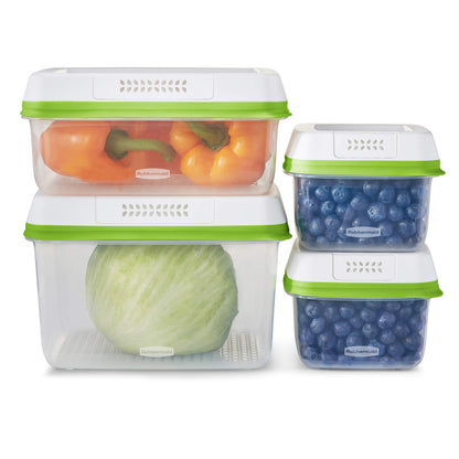 Rubbermaid Produce Saver Containers 8-Piece Set
