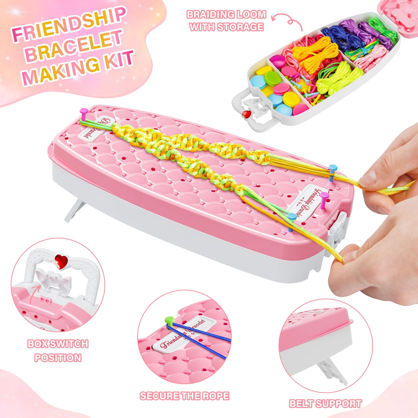 Friendship Bracelet Making Kit for Girls