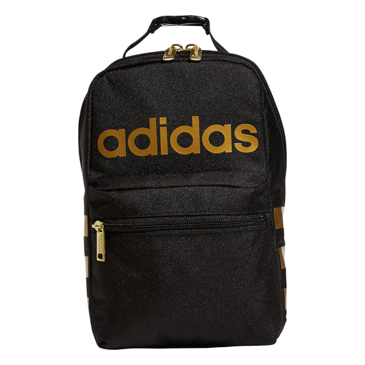 adidas Insulated School Lunch Bag, Black/Gold