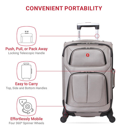 SwissGear 21-Inch Expandable Carry-On Luggage