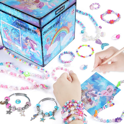 FUNSENLY 2000pcs Charm Beads Jewelry Making Kit