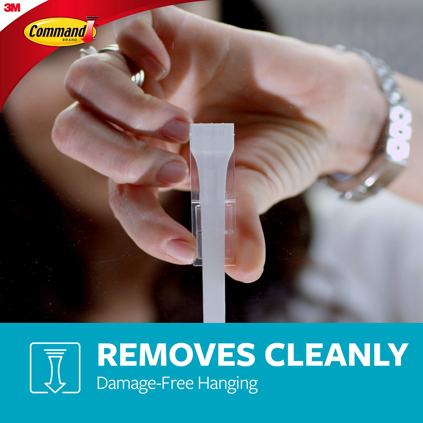 Command Shower Caddy with Adhesive Hook and Squeegee