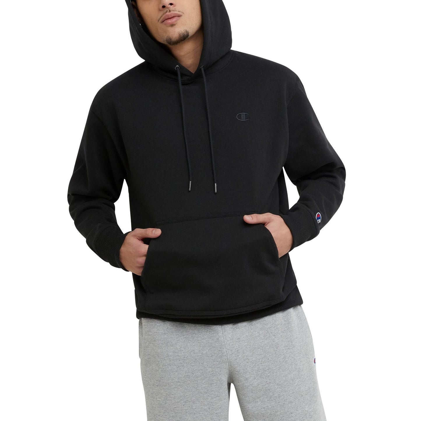 Champion Men's Powerblend Fleece Hoodie Sweatshirt