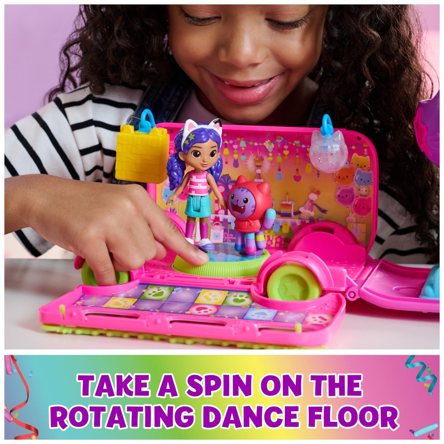 Gabby's Dollhouse Celebration Party Bus Playset
