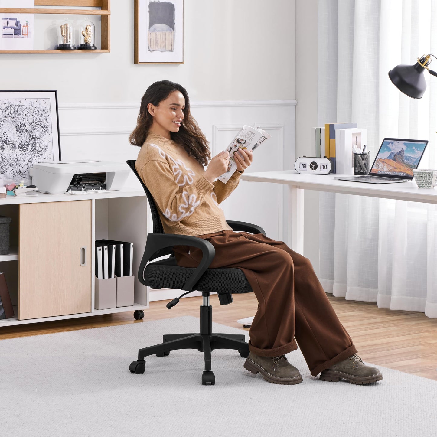 Ergonomic Mesh Office Chair with Lumbar Support