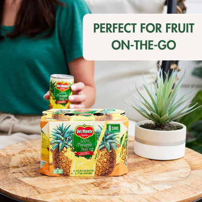 24 Cans Del Monte Pineapple Juice , 6 fl oz.