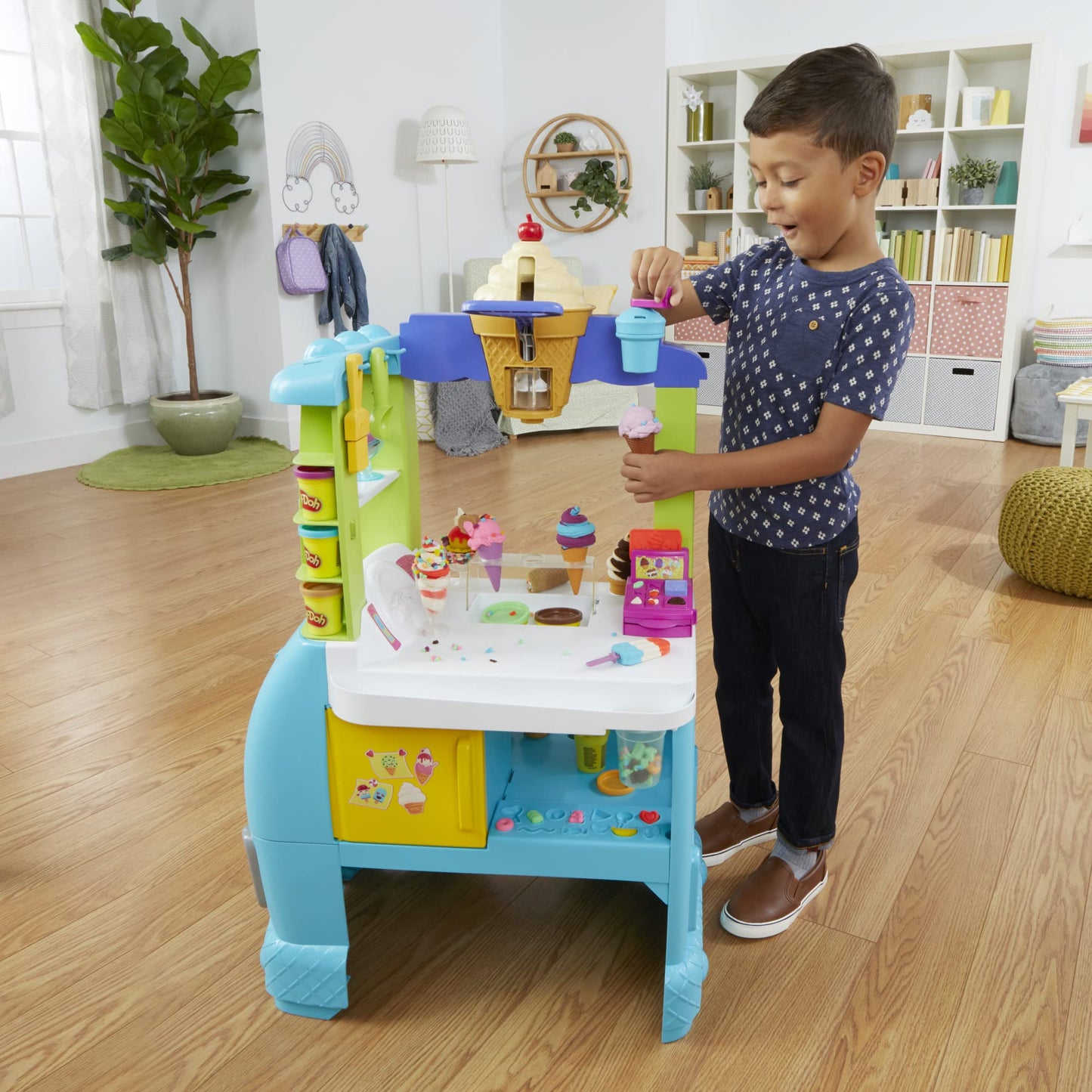 Play-Doh Ice Cream Truck Toy Playset for Kids