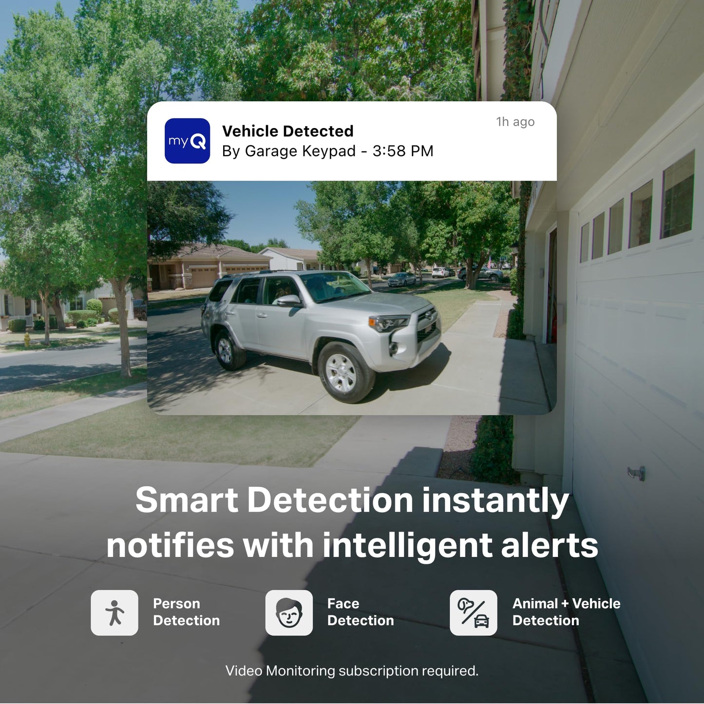 myQ Smart Garage Door Keypad with Camera