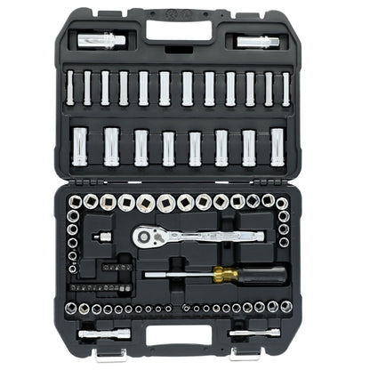 84-Piece DEWALT Mechanics Tool Set, SAE/Metric