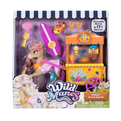 Bailey’s Surf & Snacks Horse Playset with Doll