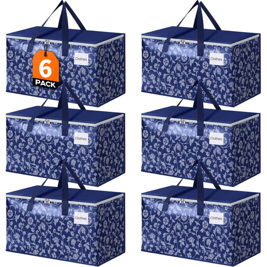 88L Heavy Duty Moving Bags 6-Pack