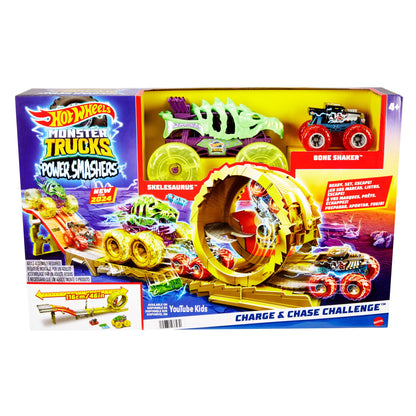Hot Wheels Monster Trucks Track Set with 2 Trucks