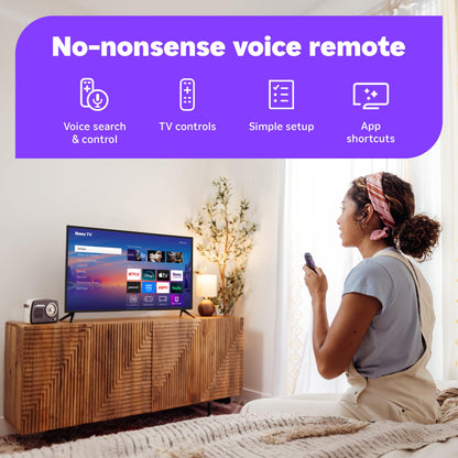 Roku 40-Inch 1080p Smart LED TV with Remote