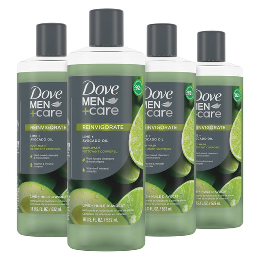 DOVE MEN + CARE Body Wash with Lime & Avocado