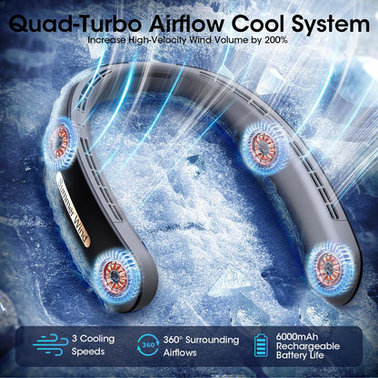 OLV Neck Fan 4 Turbo 6000mAh Portable