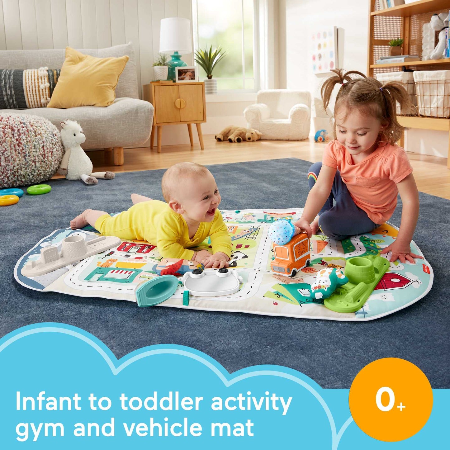 Fisher-Price Baby Playmat with Music & Lights