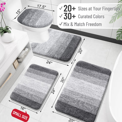 OLANLY Soft Absorbent Microfiber Bath Mat