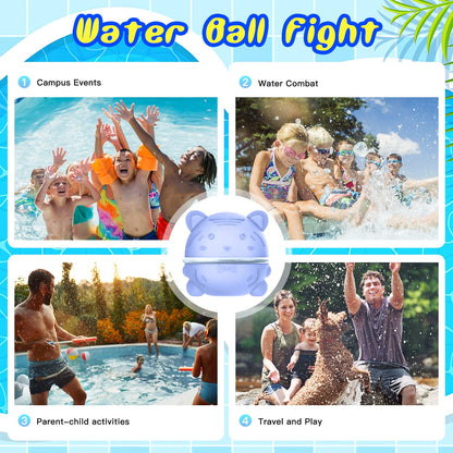 Magnetic Reusable Water Balloons for Summer Fun