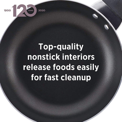 Farberware 15-Piece Nonstick Cookware Set, Black