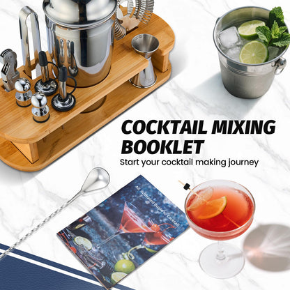 13-Piece Cocktail Shaker Set with Tools