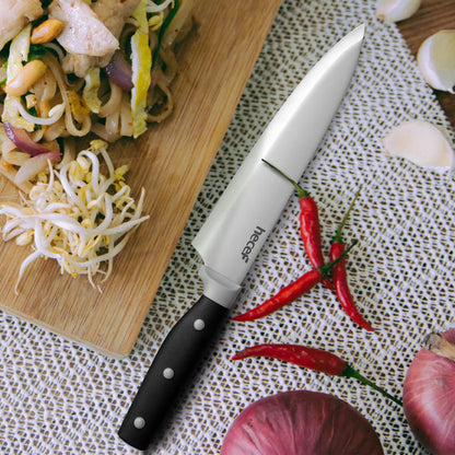 6-Piece Kitchen Knife Set with Block