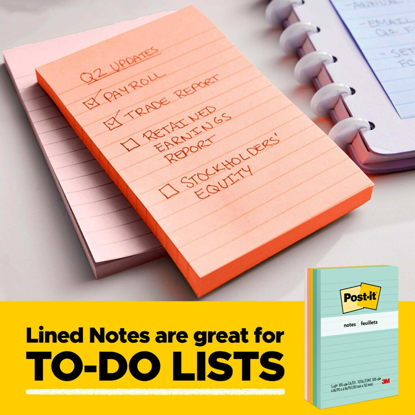 Post-it Notes Beachside Café Collection, 12 Pads