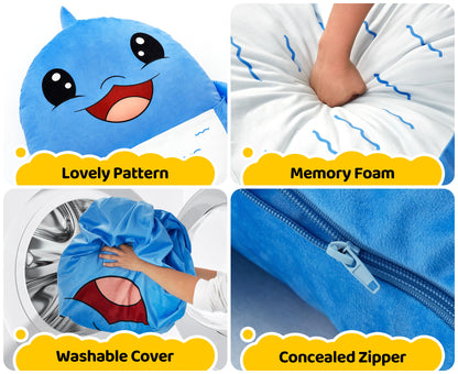 Bean Bag Chair with Dolphin Design for Kids