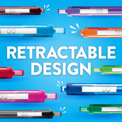 Paper Mate InkJoy Retractable Ballpoint Pens, Black