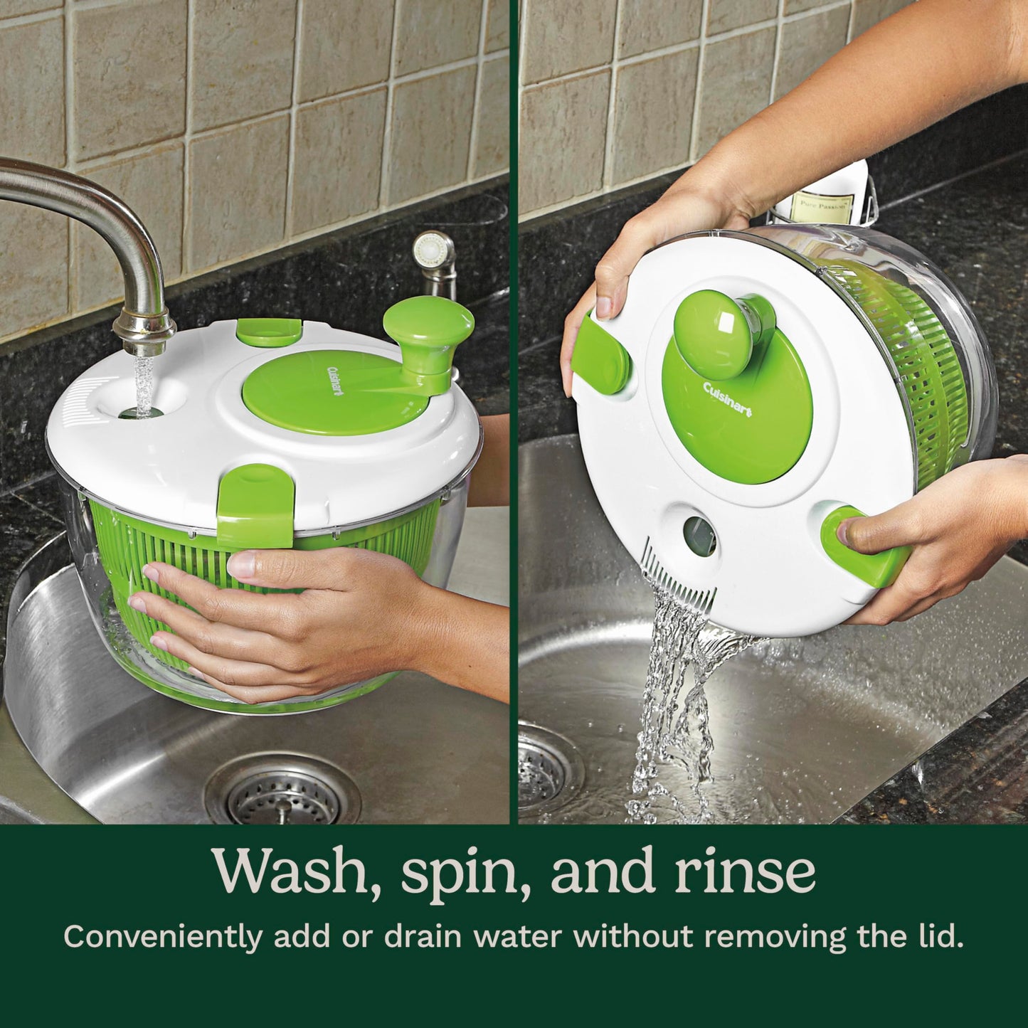 Cuisinart 5-Quart Salad Spinner with Strainer