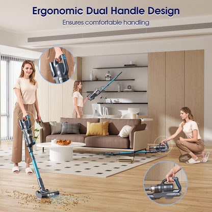MIUZZY Cordless Vacuum Cleaner with Powerful Suction
