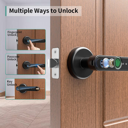 IRONZON Biometric Fingerprint Door Lock with Keypad