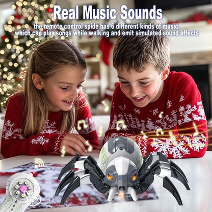 DEERC Remote Control Spider Robot Toy for Kids