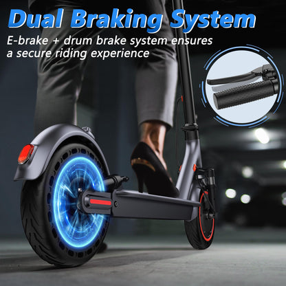 MAXSHOT Folding Electric Scooter with Long Range