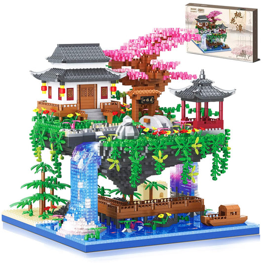 Micro Building Blocks Cherry Bonsai Tree Kit
