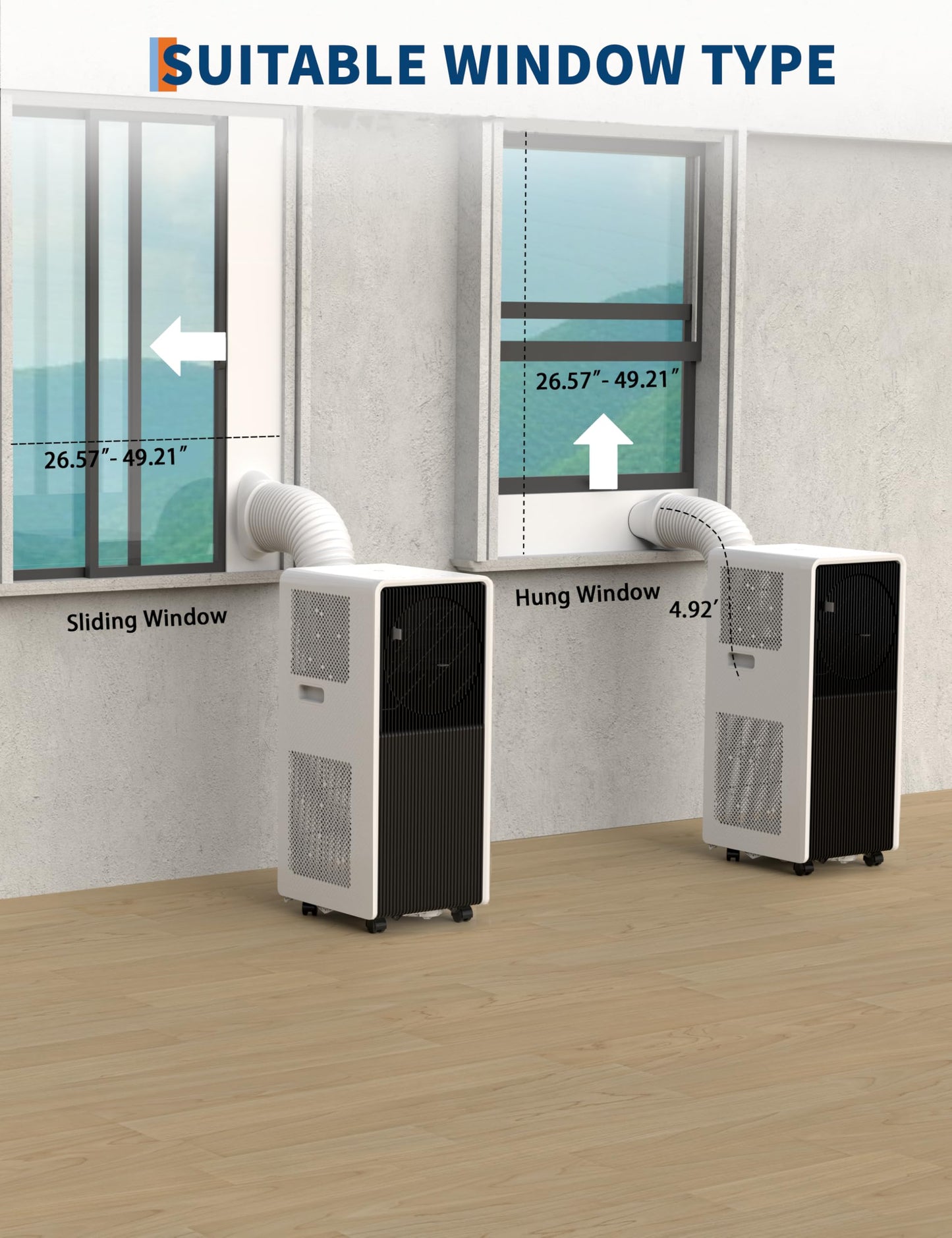 14,000 BTU Portable Air Conditioner, GarveeTech