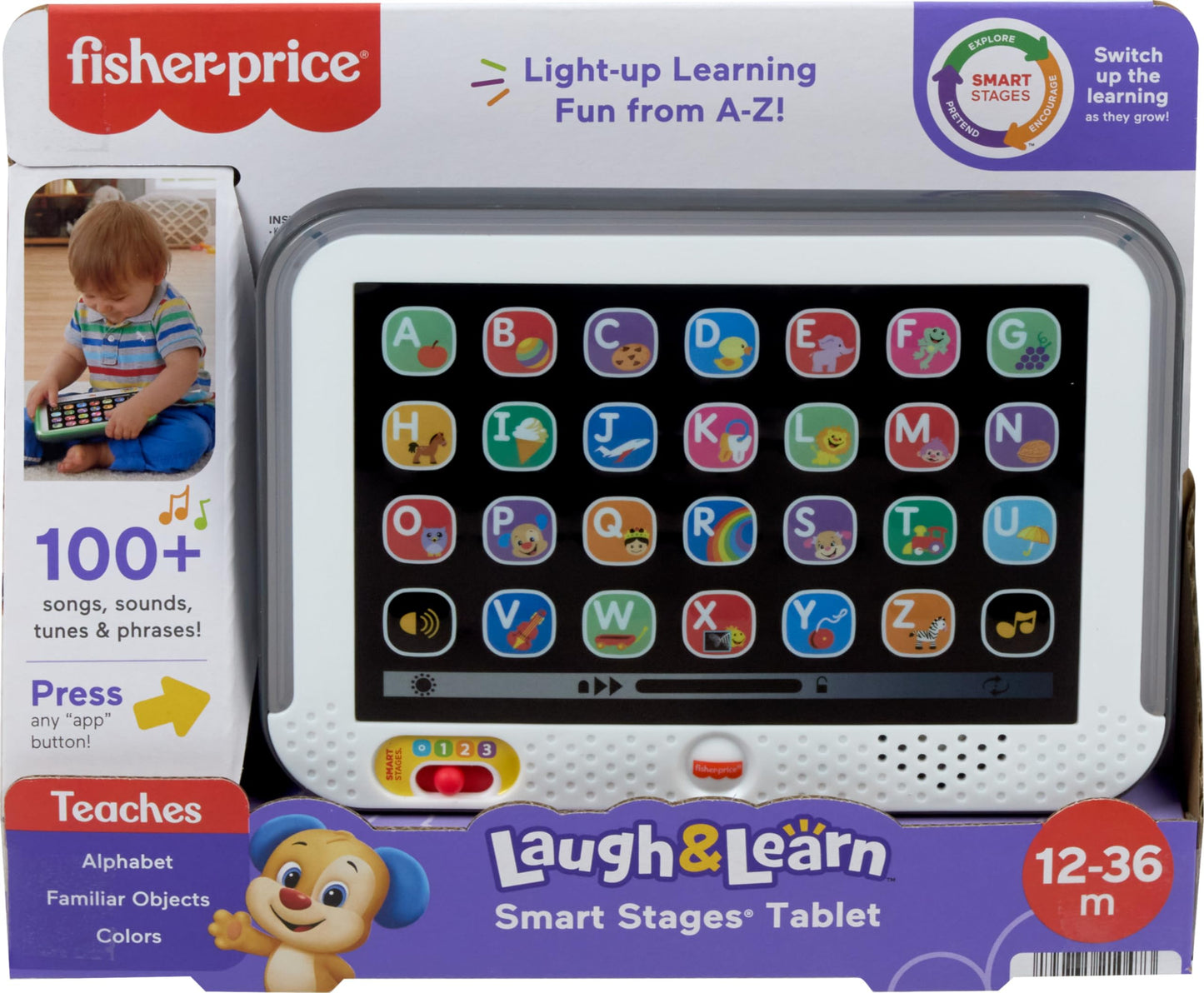 Fisher-Price Learning Tablet with Music & Lights