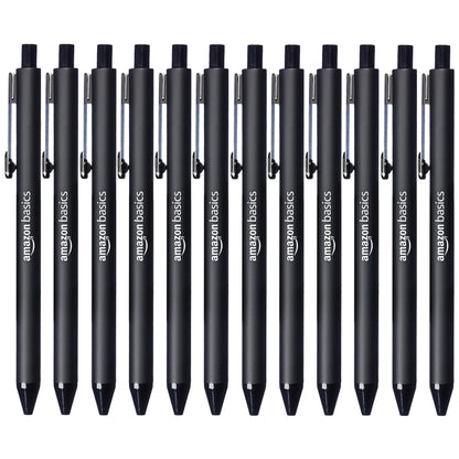 12 Pack Amazon Basics Ballpoint Pens