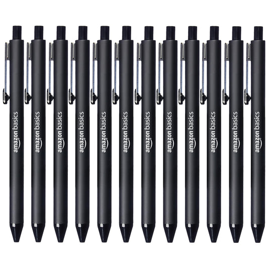 12 Pack Amazon Basics Ballpoint Pens